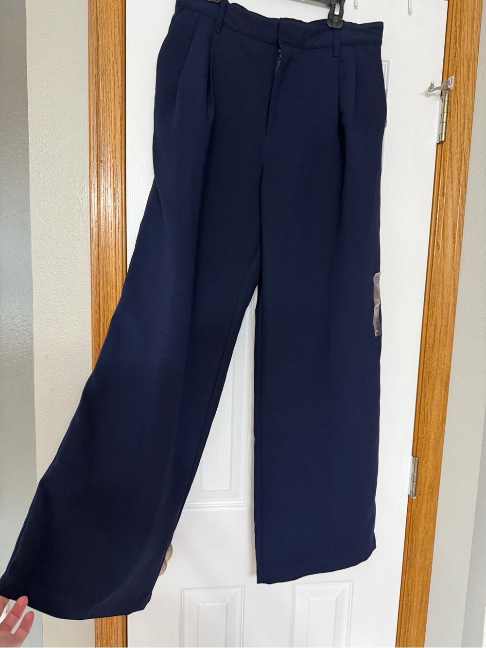 GAP Wide Leg Trousers - Navy Blue